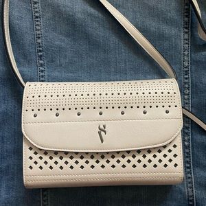 White Vera Wang clutch